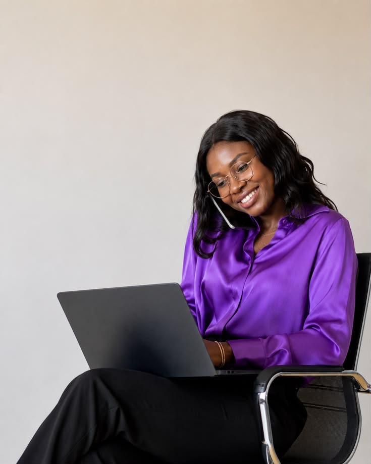Adult professional learning on a laptop